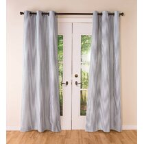 Thermalogic Insulated Ticking Stripe Grommet Top Curtain shops Pair, 84